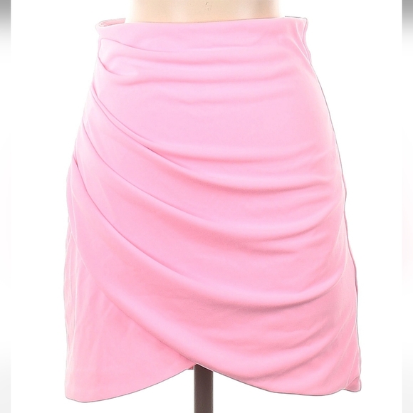 ZARA * mini skirt pink Size XS S M - Picture 15 of 15